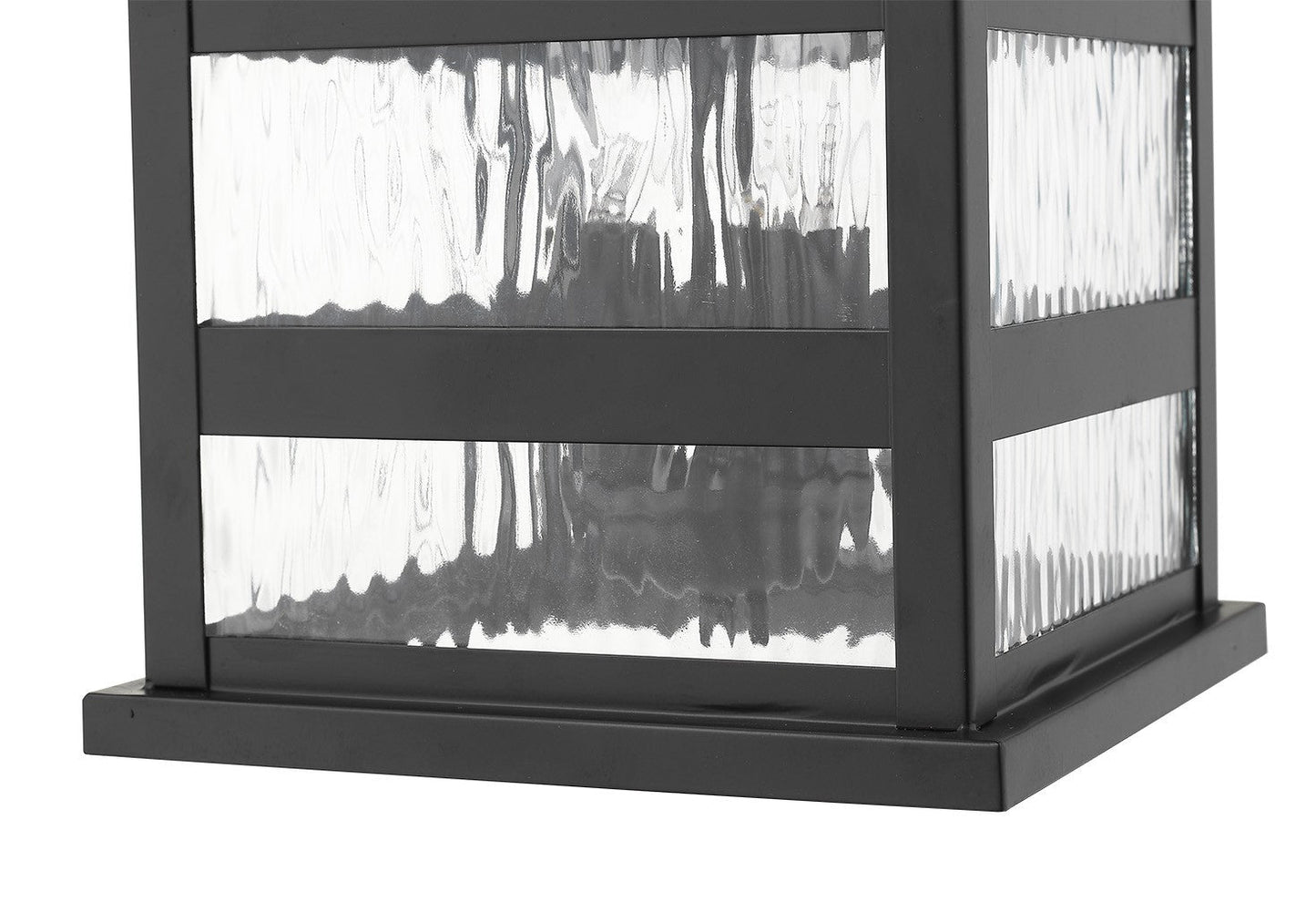 HomeRoots Morris 3-Light Wall Light in Matte Black Finish