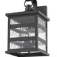 HomeRoots Morris 3-Light Wall Light in Matte Black Finish