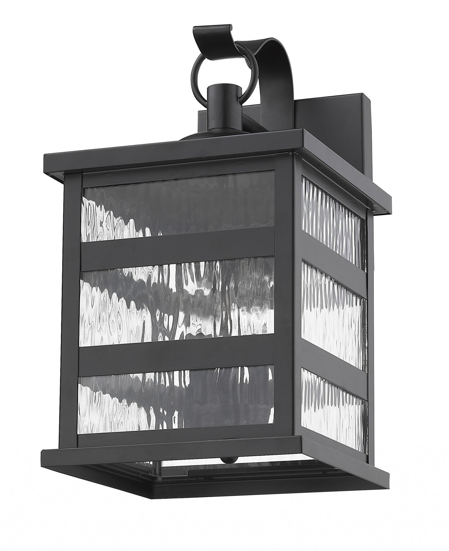 HomeRoots Morris 3-Light Wall Light in Matte Black Finish
