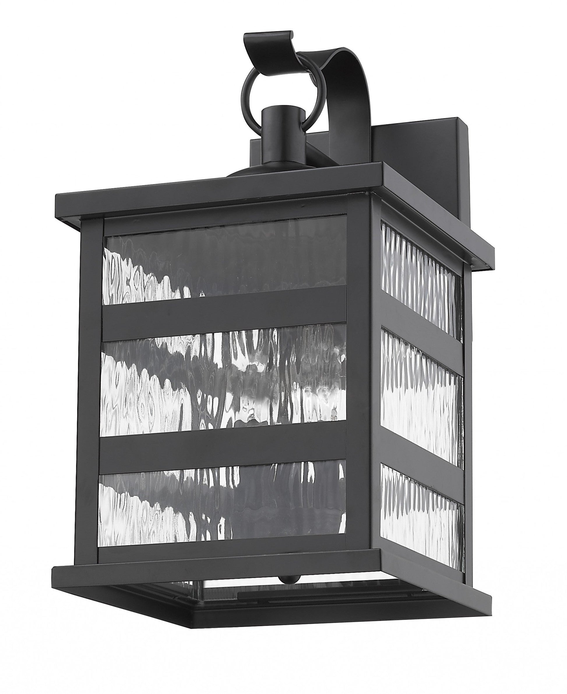 HomeRoots Morris 3-Light Wall Light in Matte Black Finish