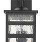 HomeRoots Morris 3-Light Wall Light in Matte Black Finish