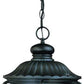 HomeRoots Naples 3-Light Hanging Light in Matte Black Finish