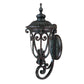 HomeRoots Naples 3-Light Wall Light in Marbelized Mahogany Finish