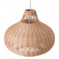 HomeRoots Native Ceiling Lamp With Natural Finish