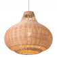 HomeRoots Native Ceiling Lamp With Natural Finish