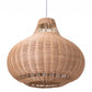 HomeRoots Native Ceiling Lamp With Natural Finish