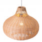 HomeRoots Native Ceiling Lamp With Natural Finish
