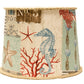 HomeRoots Natural Tropical Beauty Of The Sea Table Lamp With Rustic White Finish