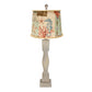 HomeRoots Natural Tropical Beauty Of The Sea Table Lamp With Rustic White Finish