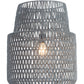 HomeRoots Night Sky Zig Zag Ceiling Lamp in Gray Finish