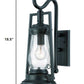 HomeRoots Oil Lamp Wall Light With Matte Black Finish