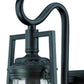 HomeRoots Oil Lamp Wall Light With Matte Black Finish