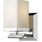 HomeRoots One Light Silver Wall Sconce With Frosted Glass Finish