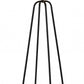 HomeRoots Open Cane Web Floor Lamp With Natural Shade and Dark Bronze Base