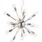 HomeRoots Orbit Ceiling Lamp in Chrome Finish
