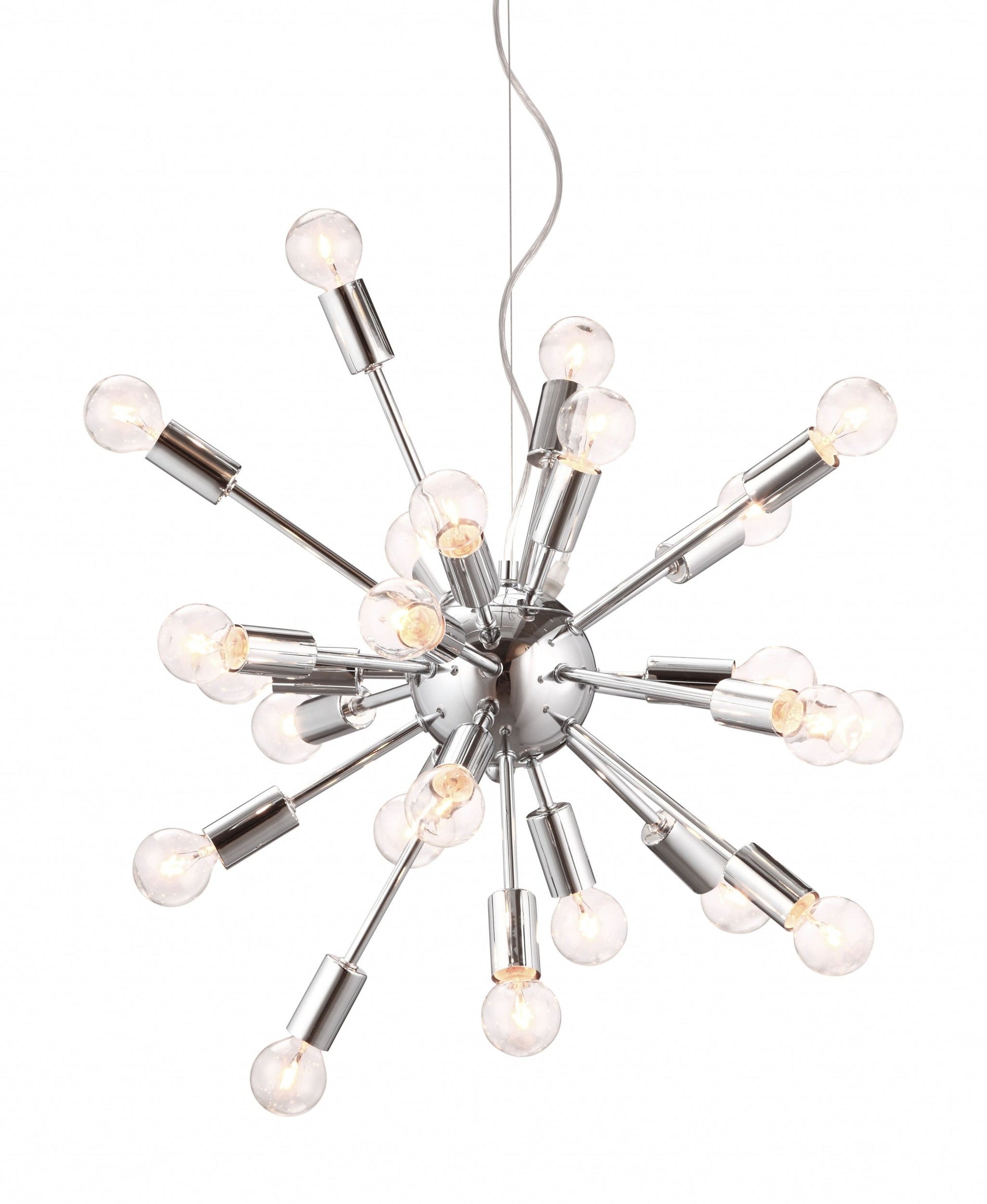 HomeRoots Orbit Ceiling Lamp in Chrome Finish