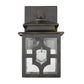 HomeRoots Outdoor Lantern Wall Light in Antique Bronze Finish