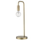 HomeRoots Perret 1-Light Table Lamp in Aged Brass Finish