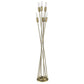 HomeRoots Perret 6-Light Floor Lamp With Aged Brass Finish