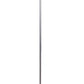 HomeRoots Pierced Bling Halo LED Floor Lamp in Silver Finish