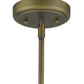 HomeRoots Portsmith 12-Light Chandelier With Raw Brass Finish