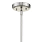 HomeRoots Portsmith 12-Light Chandelier in Polished Nickel Finish