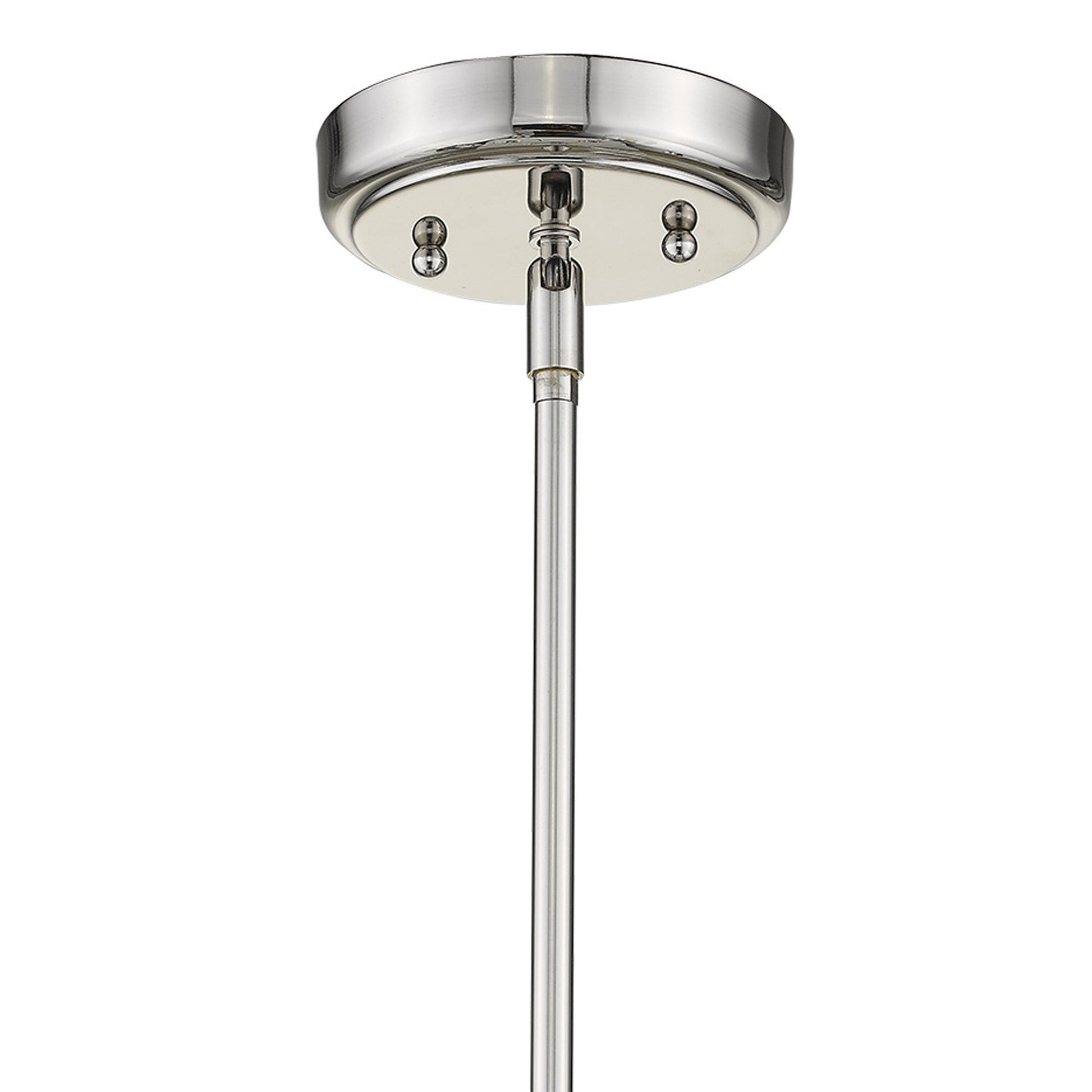 HomeRoots Portsmith 12-Light Chandelier in Polished Nickel Finish