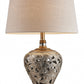 HomeRoots Primo Tall Table Lamp in Silver and Gold Finish