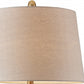 HomeRoots Primo Tall Table Lamp in Silver and Gold Finish