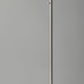 HomeRoots Reading Nook Floor Lamp With Adjustable Arc Arm And Grey Fabric Shade in Brushed Steel Finish