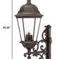HomeRoots Richmond 3-Light Wall Light in Burled Walnut Finish