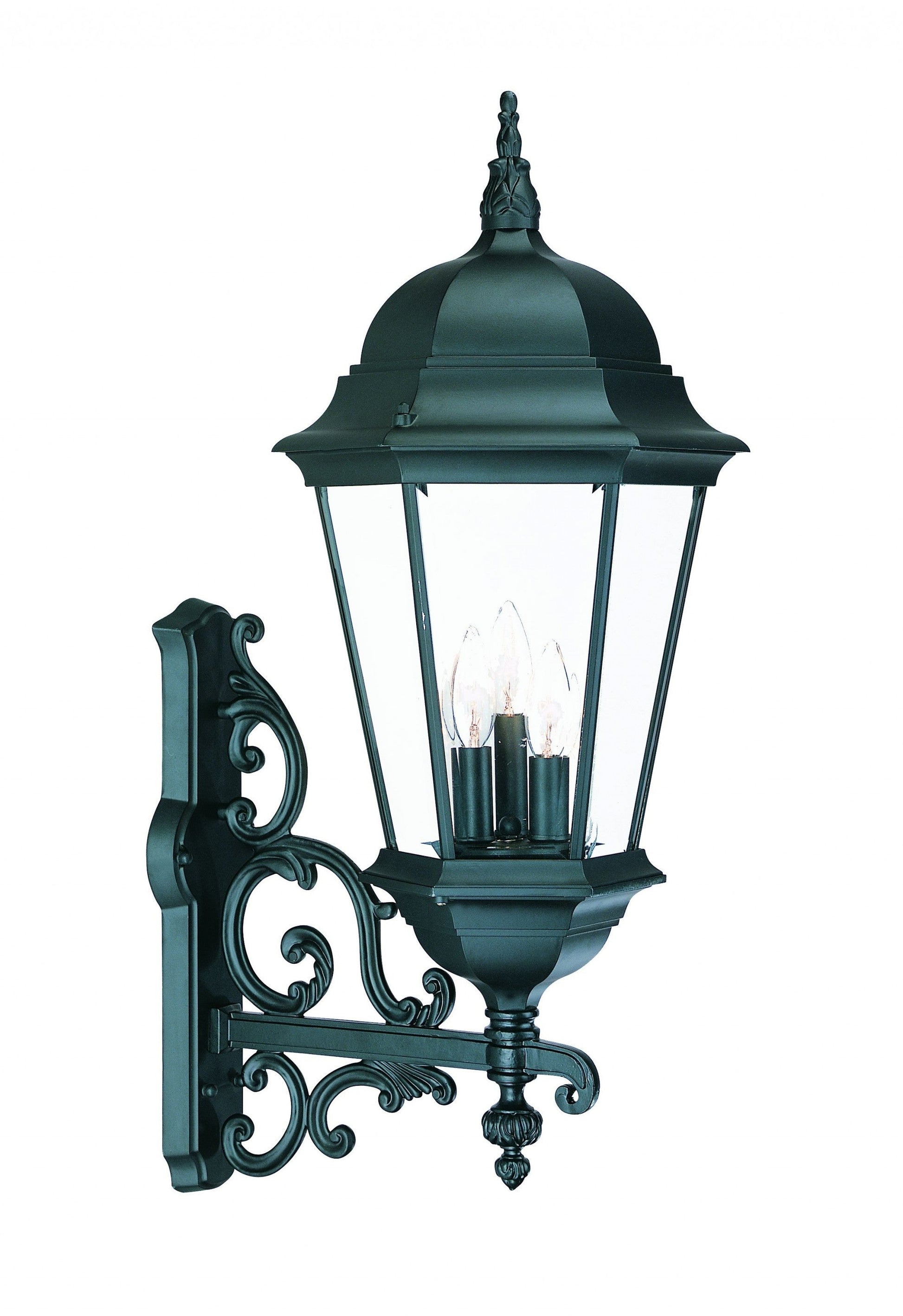 HomeRoots Richmond 3-Light Wall Light in Matte Black Finish