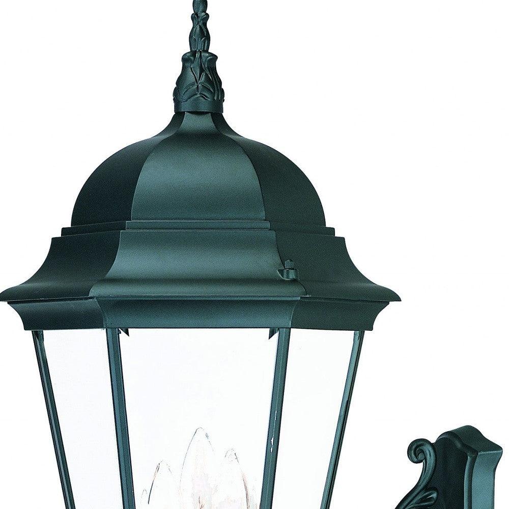 HomeRoots Richmond 3-Light Wall Light in Matte Black Finish