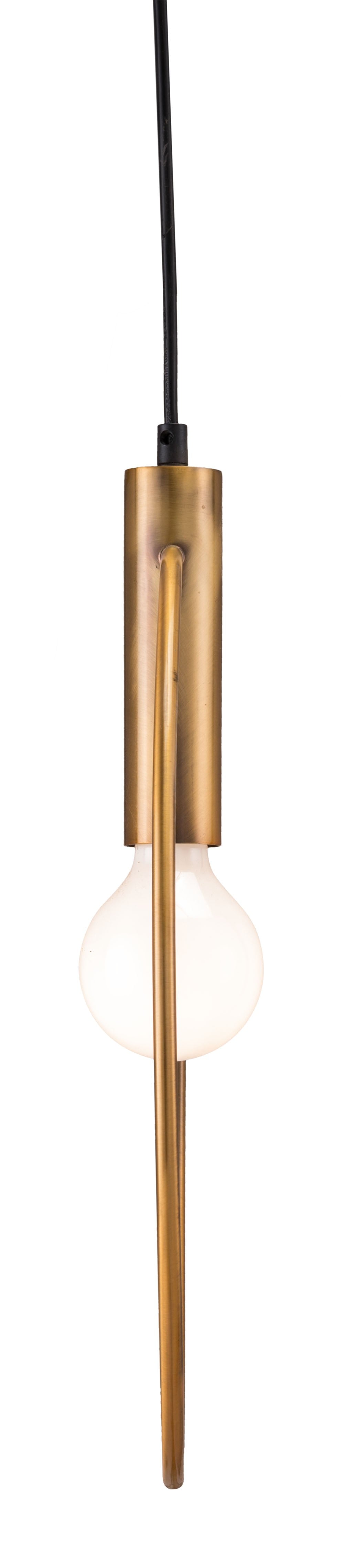 HomeRoots Ring Ceiling Lamp in Gold Finish