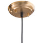 HomeRoots Ring Ceiling Lamp in Gold Finish