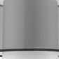 HomeRoots Roosevelt 1-Light Espresso And Brushed Nickel Table Lamp With Smoke Gray Shantung Two Tier Shade