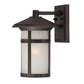 HomeRoots Round White Glass Wall Light With Antique Bronze Finish