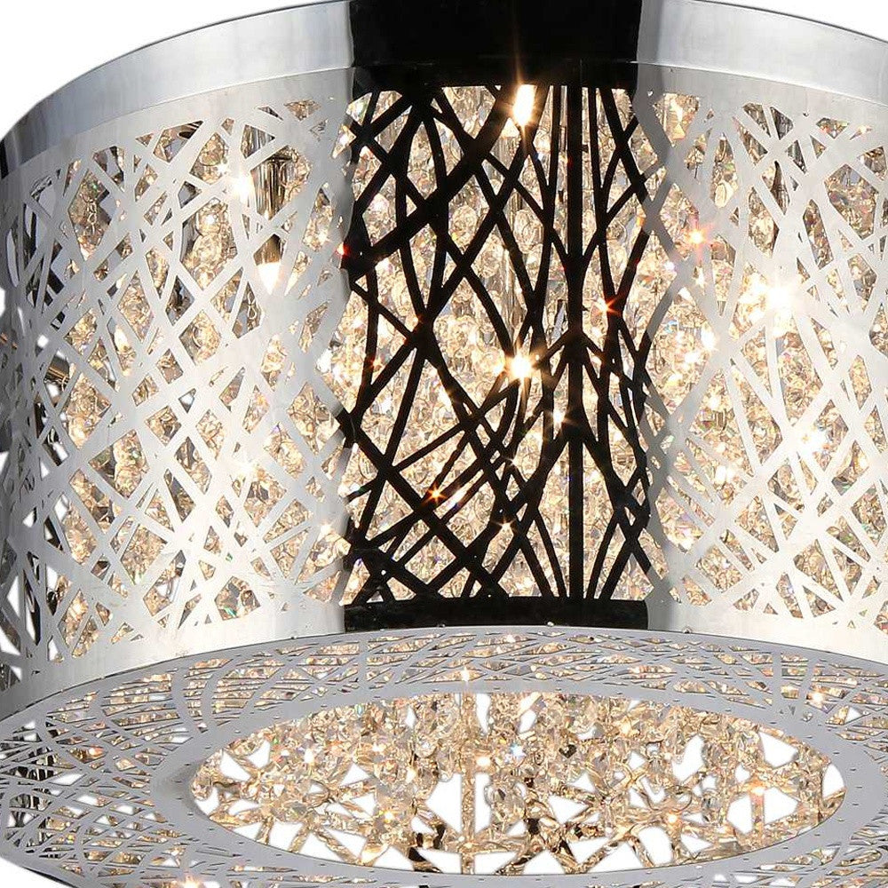 HomeRoots Rubens 5-Light Chandelier In Chrome Finish