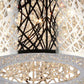 HomeRoots Rubens 5-Light Chandelier In Chrome Finish