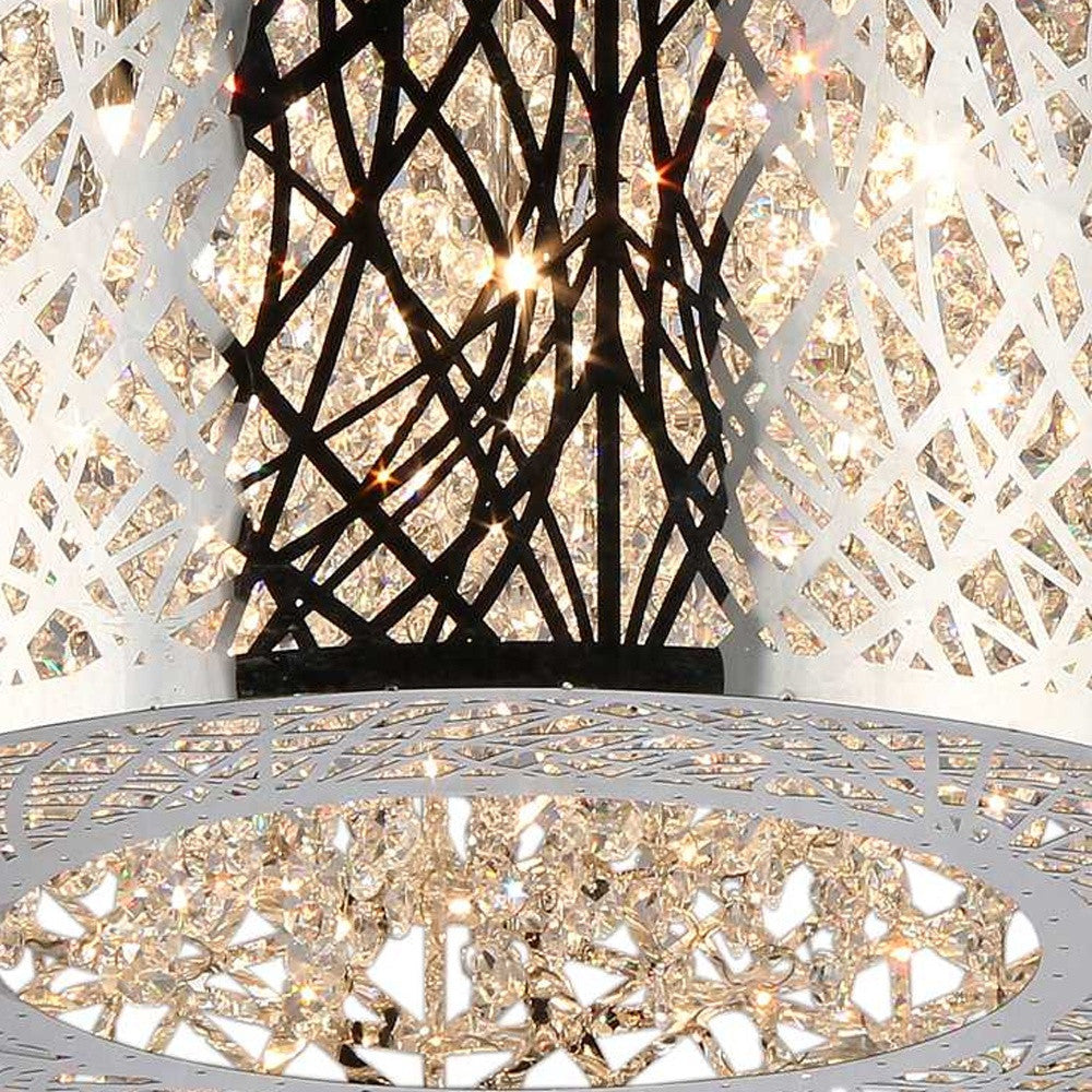 HomeRoots Rubens 5-Light Chandelier In Chrome Finish