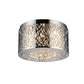 HomeRoots Rubens 5-Light Chandelier In Chrome Finish