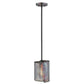 HomeRoots Ryker 1-Light Patina Pendant in Bronze Finish