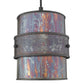 HomeRoots Ryker 1-Light Patina Pendant in Bronze Finish