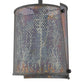 HomeRoots Ryker 1-Light Patina Pendant in Bronze Finish