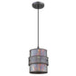 HomeRoots Ryker 1-Light Patina Pendant in Bronze Finish