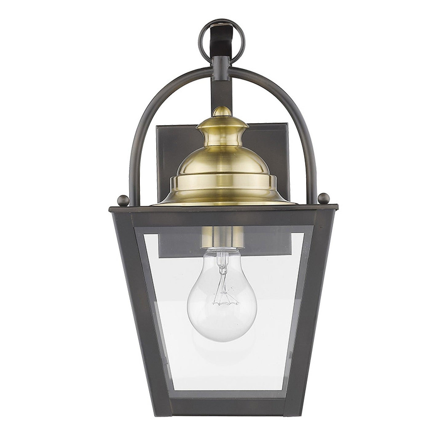 HomeRoots Savannah 1-Light Wall Light in Oil Rubbed Bronze Finish