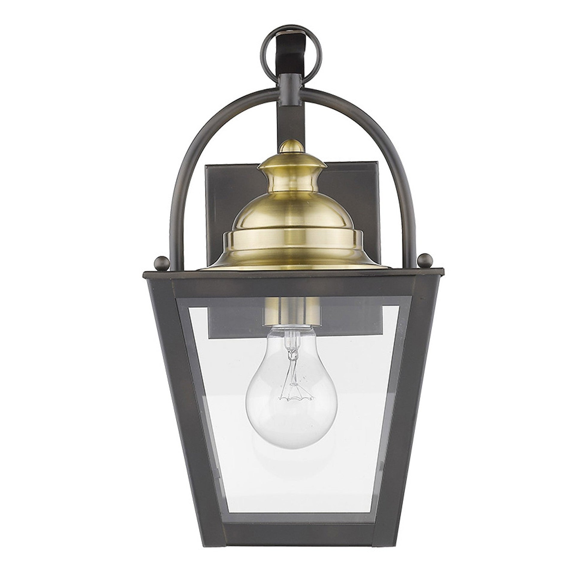 HomeRoots Savannah 1-Light Wall Light in Oil Rubbed Bronze Finish
