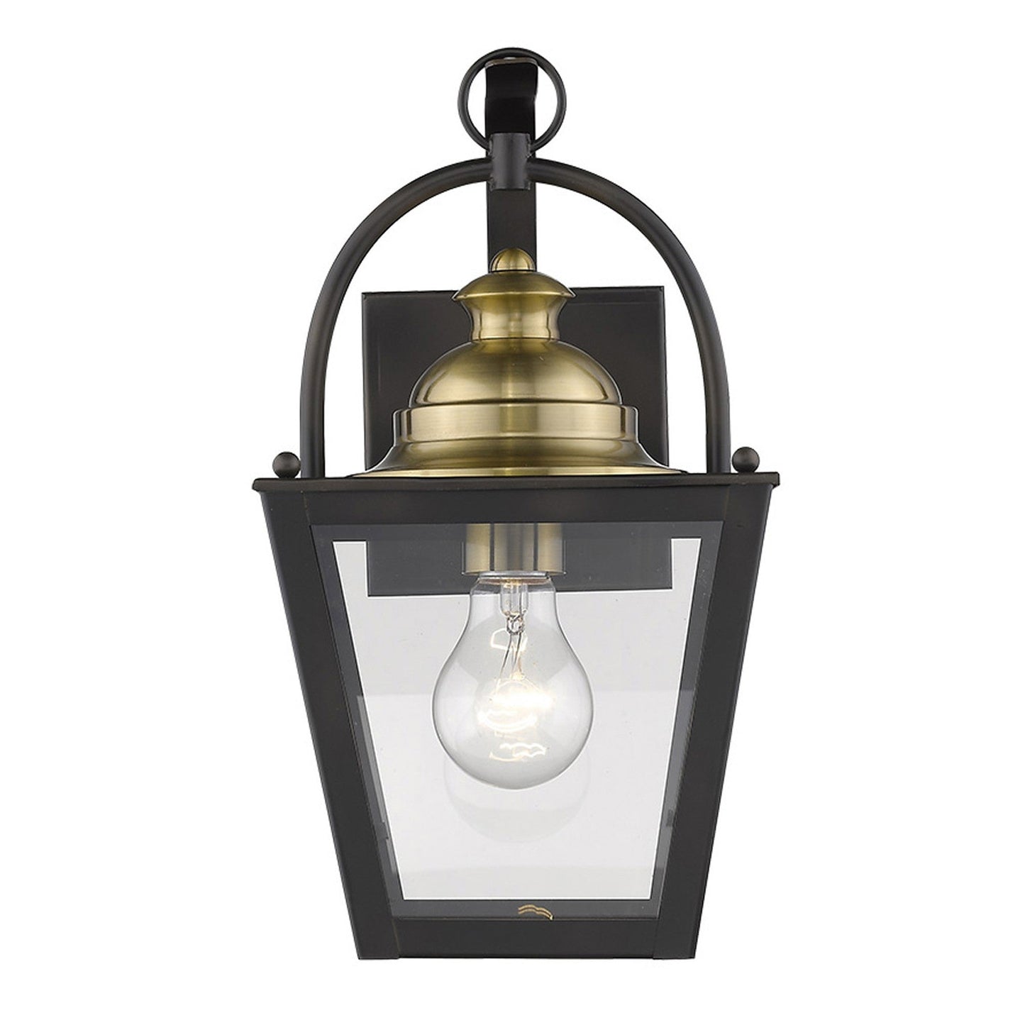 HomeRoots Savannah 1-Light Wall Light in Oil Rubbed Bronze Finish