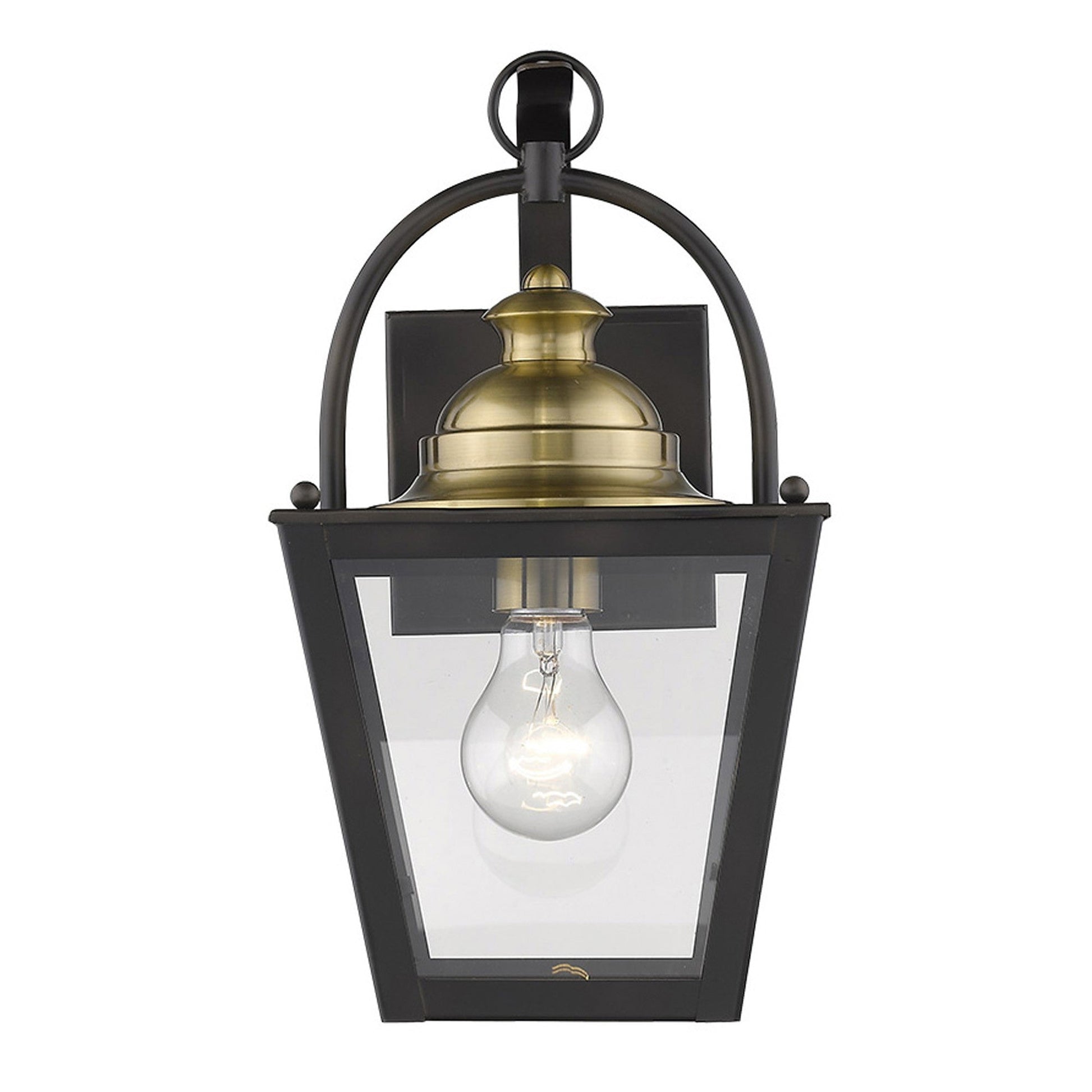 HomeRoots Savannah 1-Light Wall Light in Oil Rubbed Bronze Finish