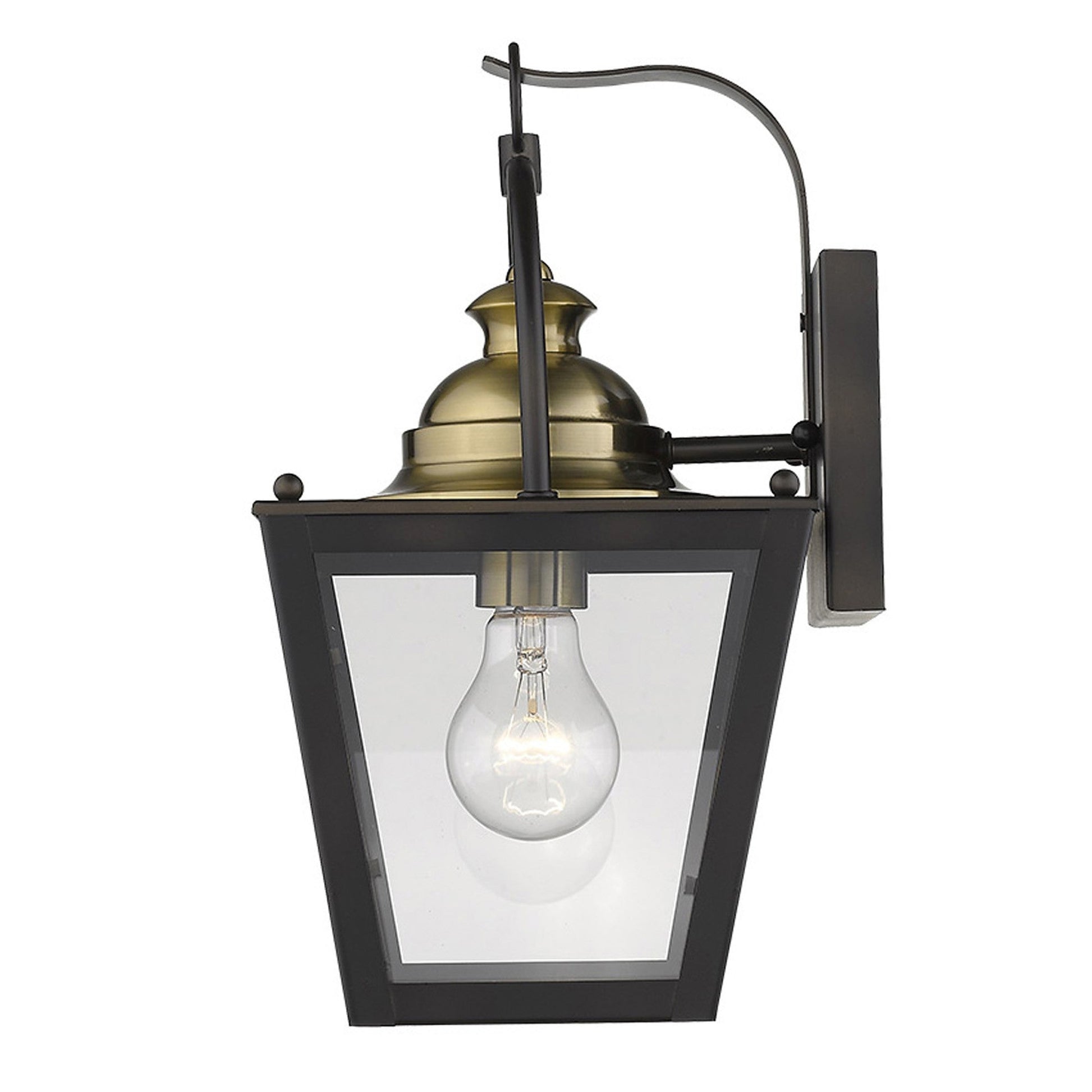 HomeRoots Savannah 1-Light Wall Light in Oil Rubbed Bronze Finish